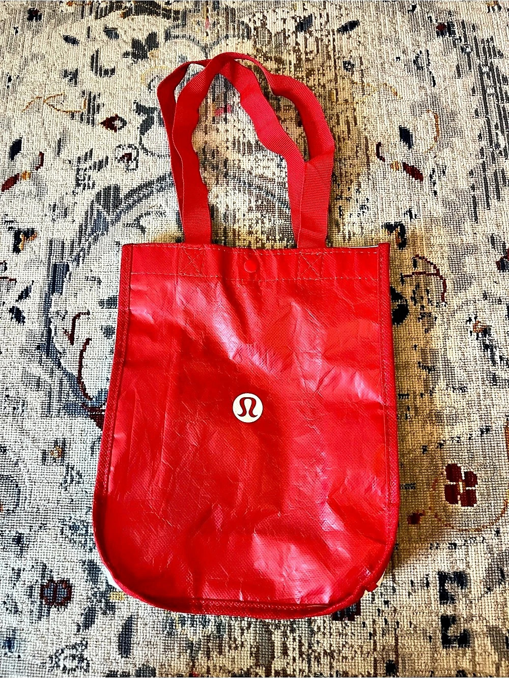 lululemon Small Reusable Shopping Tote Red
